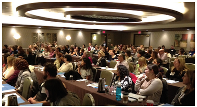 people at a conference
